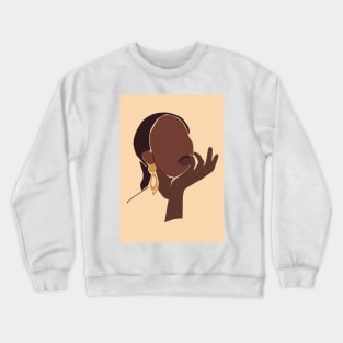 Holiday Vibes Minimalistic Illustration Crewneck Sweatshirt